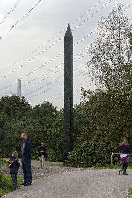 "Carbon Obelisk" Rita McBride