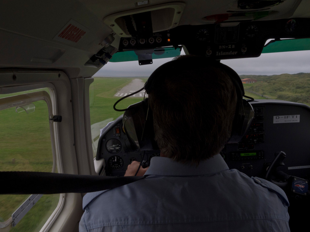 Landeanflug auf Juist