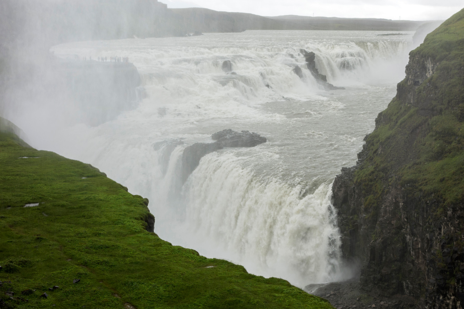 Gullfoss, der Goldene Wasserfall