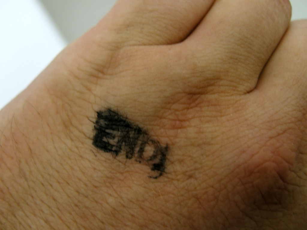 Zutritt nur mit Stempel