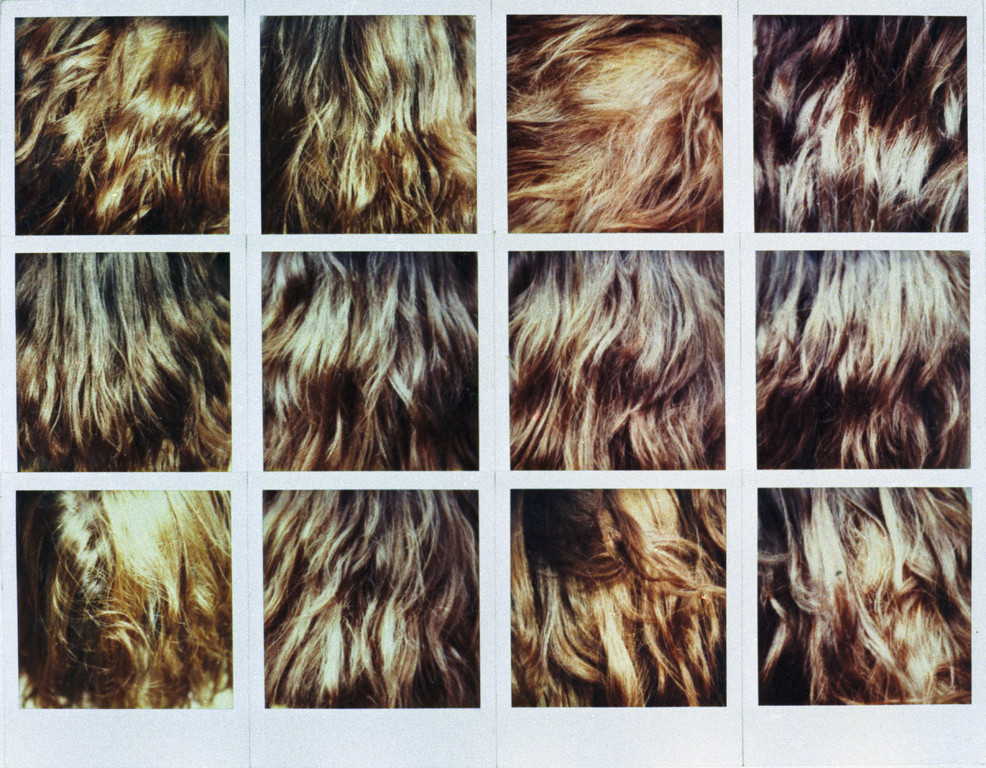 Polaroidtableau Haare, 1986