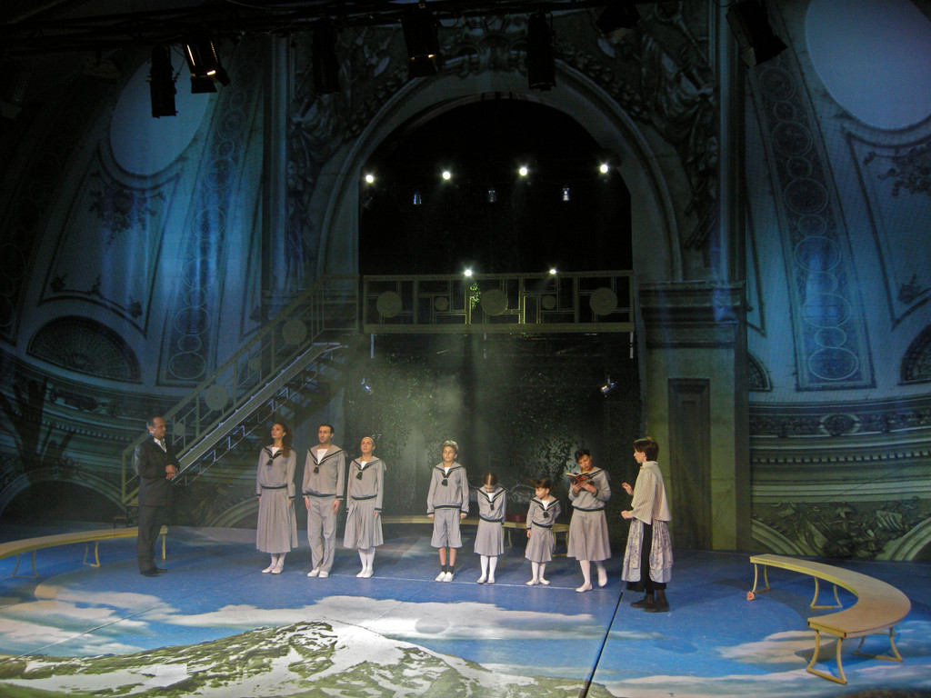 Probe des Stücks "The Sound of Music" im Tbilisi Vaso Abdashidze Music and Drama State Theatre