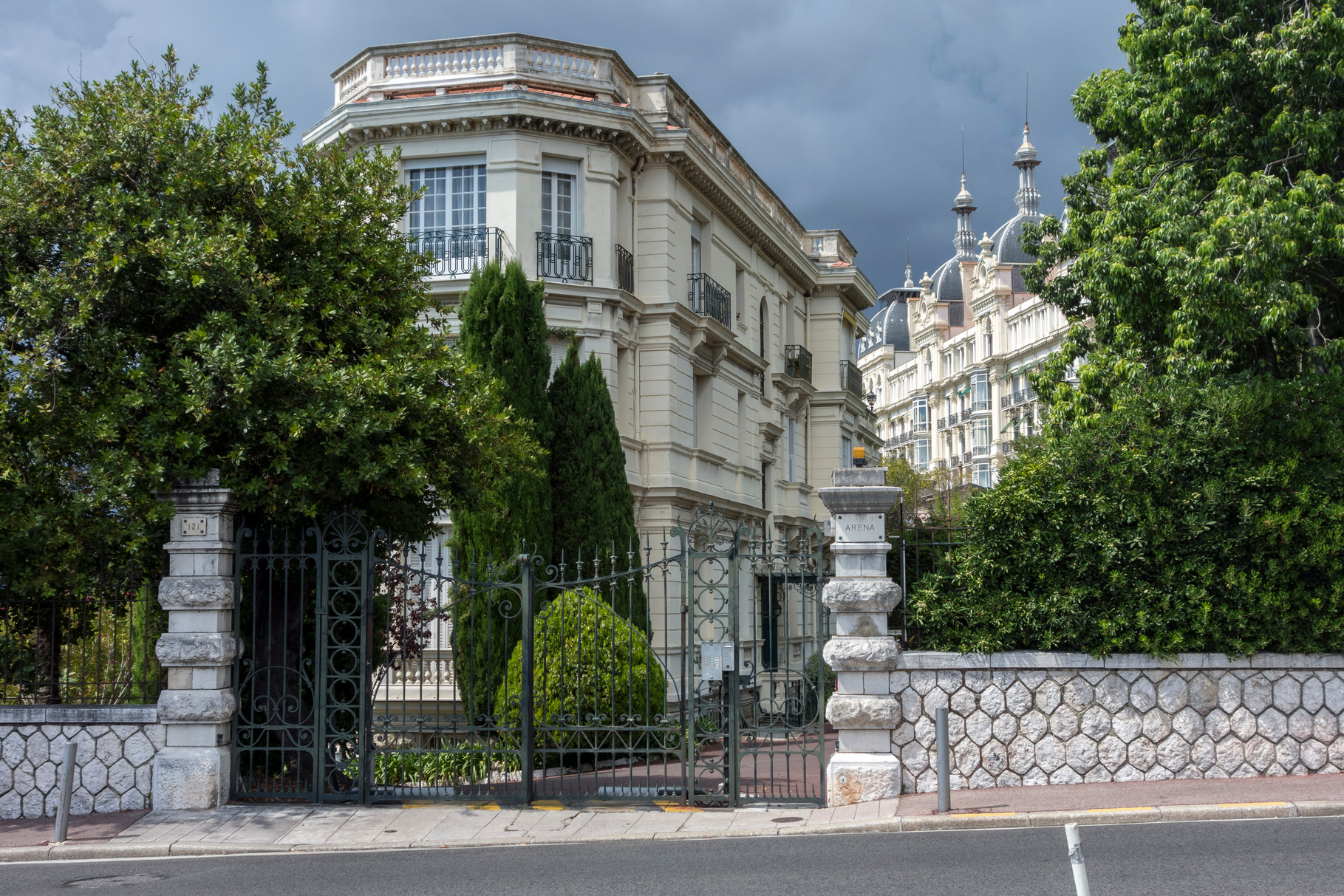 Gebäude am Boulevard de Cimiez