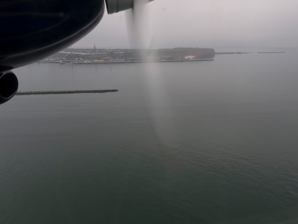 Helgoland vom Flugzeug