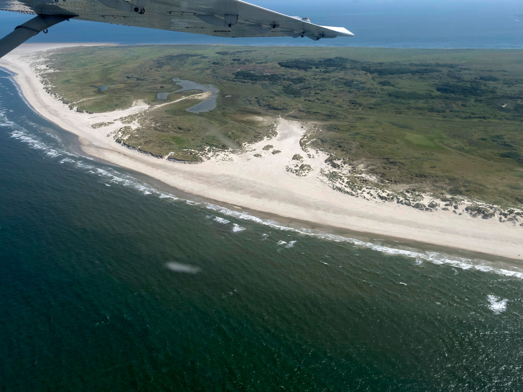 Rundflug über die Insel