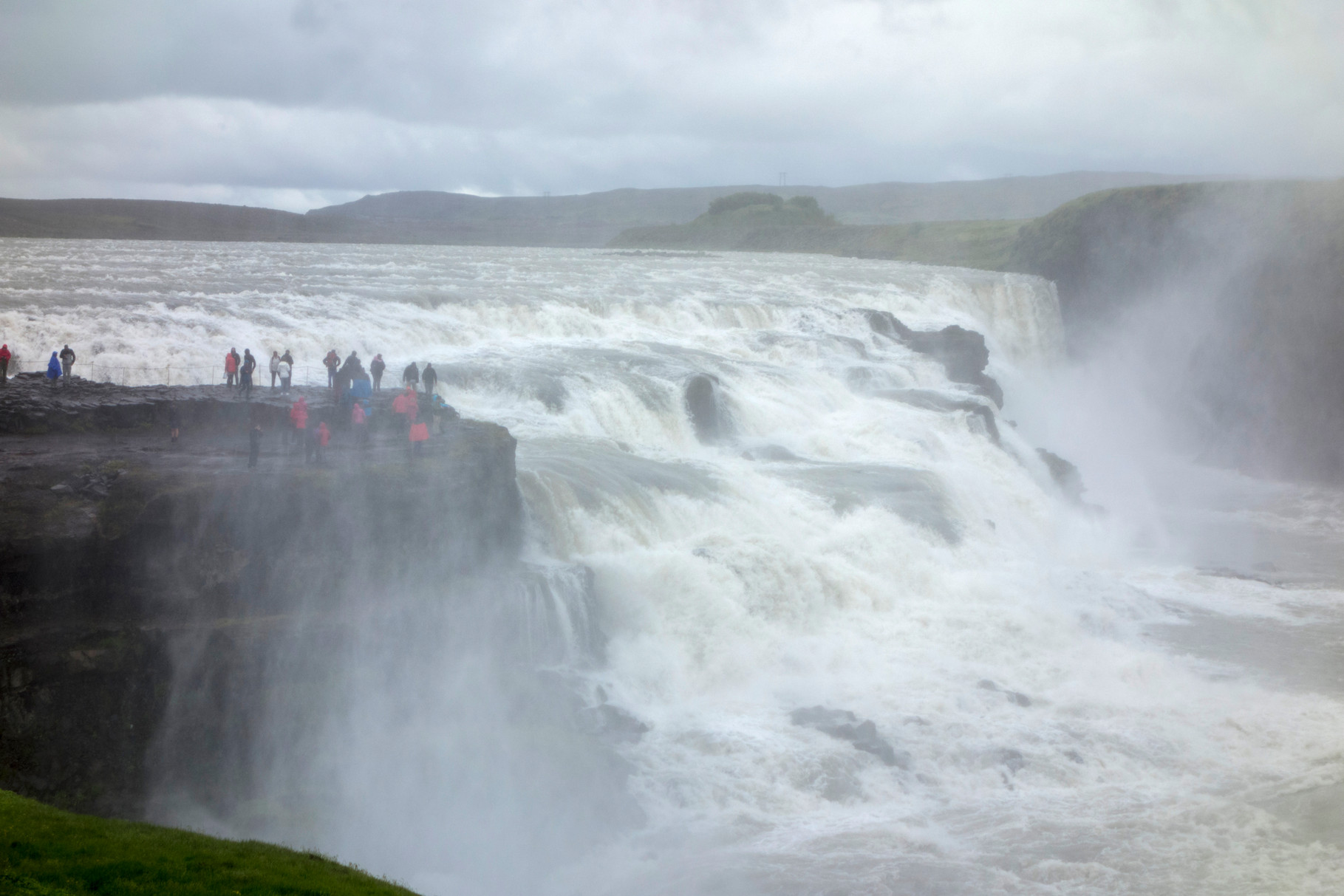 Gullfoss, der Goldene Wasserfall