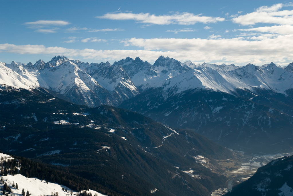 Blick vom Venetberg bei Landeck