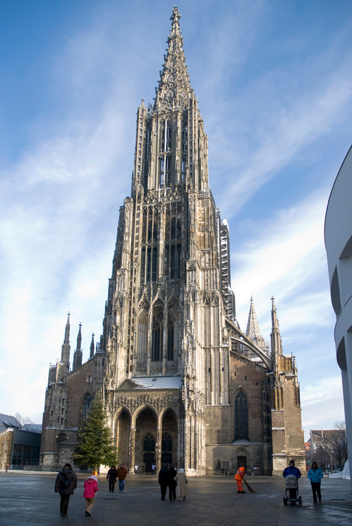 Ulmer Münster mit 161m höchster Kirchturm weltweit