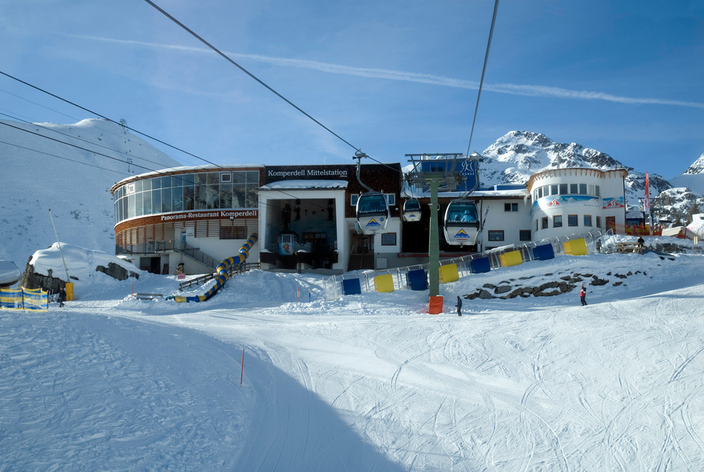 Skigebiet bei Serfaus