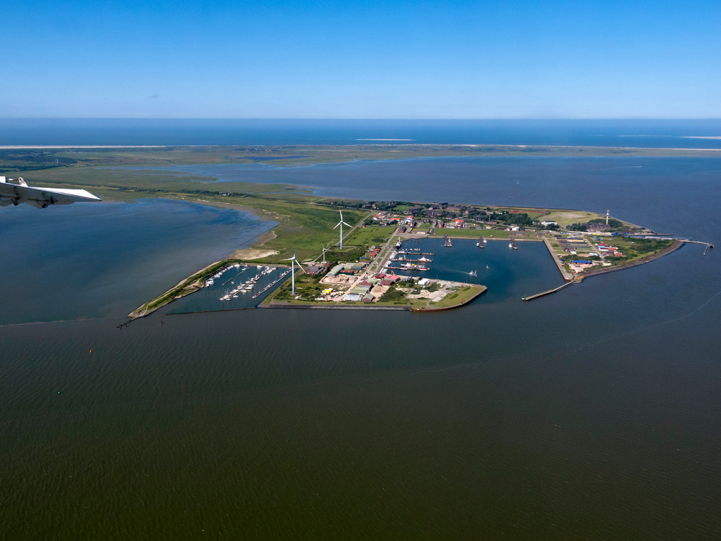 Rundflug über die Insel