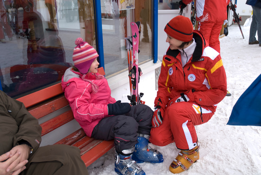 Skikurs mit meiner Tochter Julia