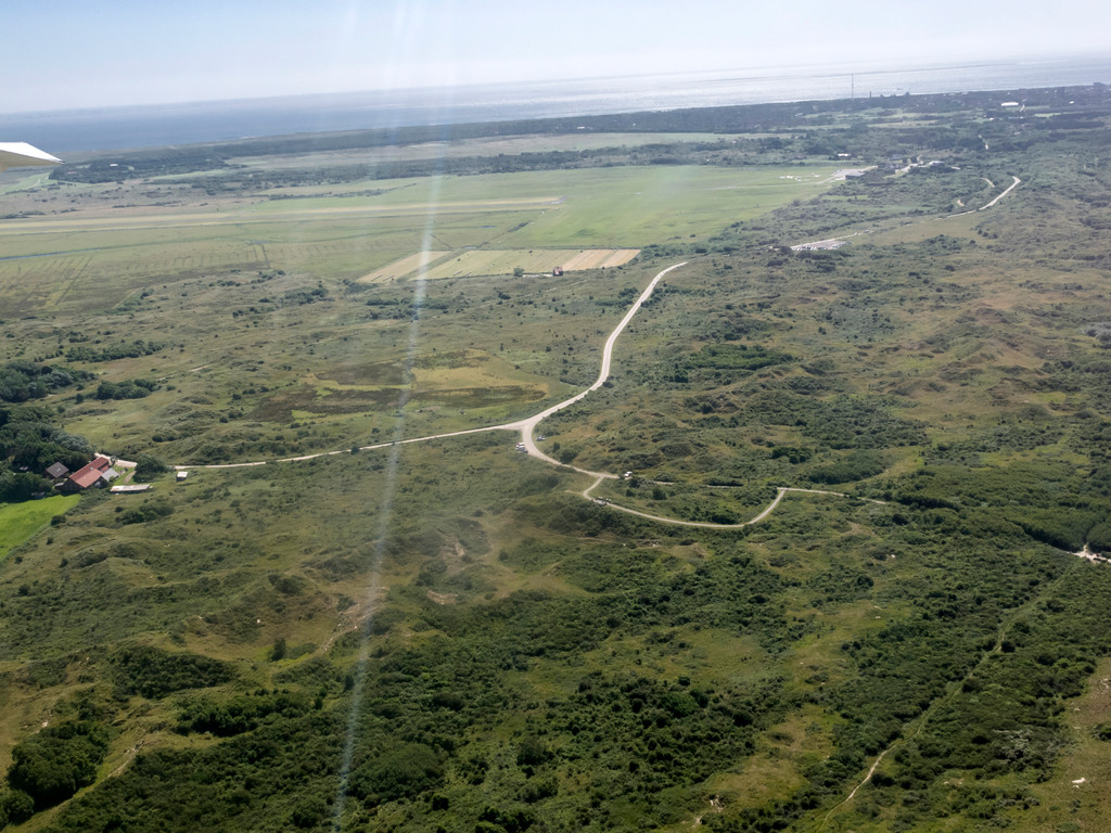 Rundflug über die Insel