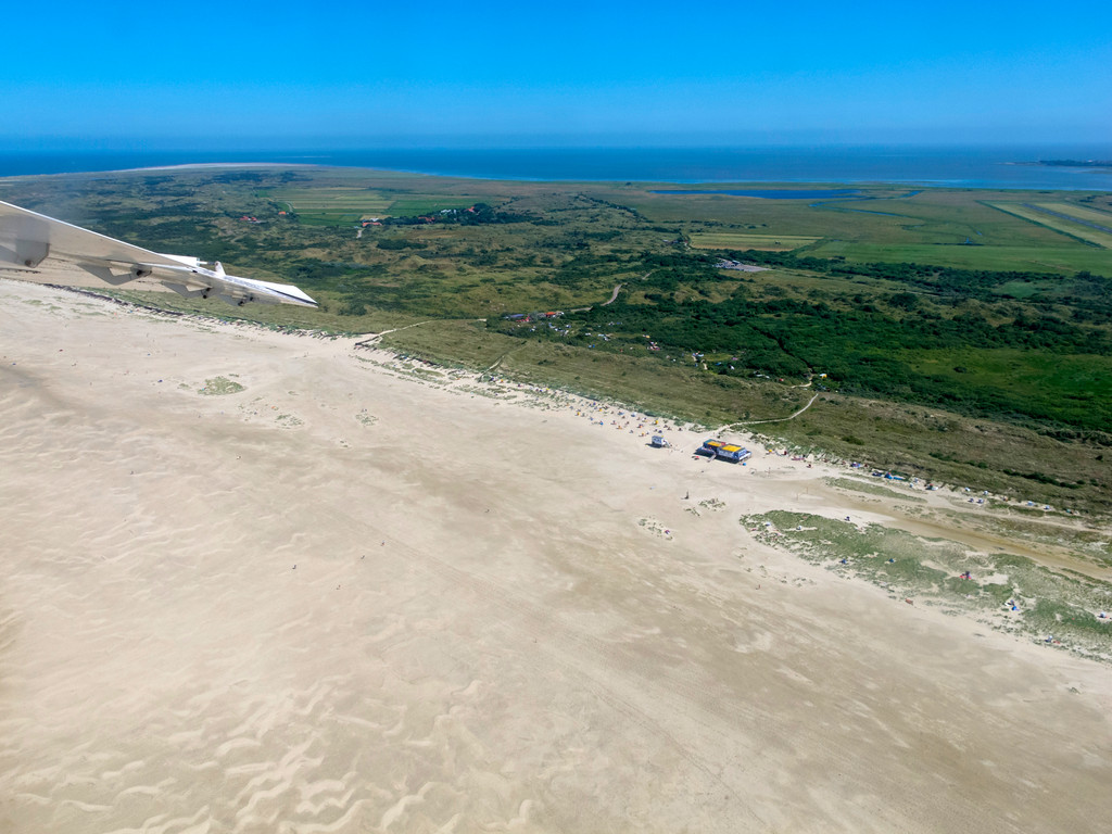 Rundflug über die Insel