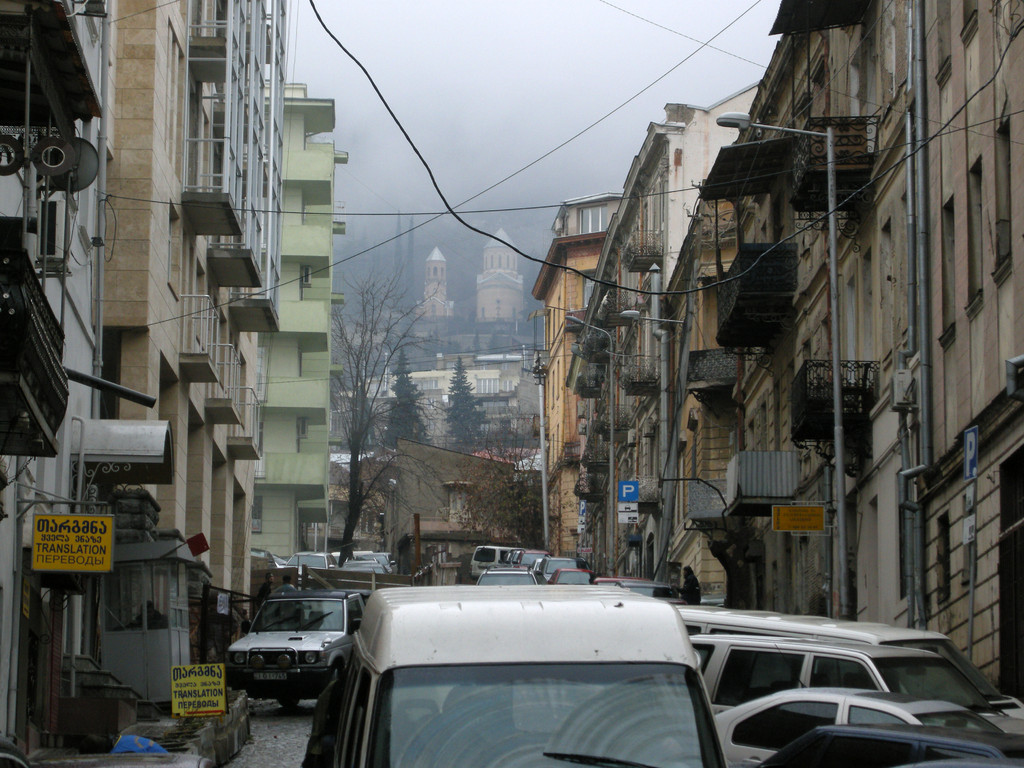 Seitenstraße des Rustaveli Boulevards