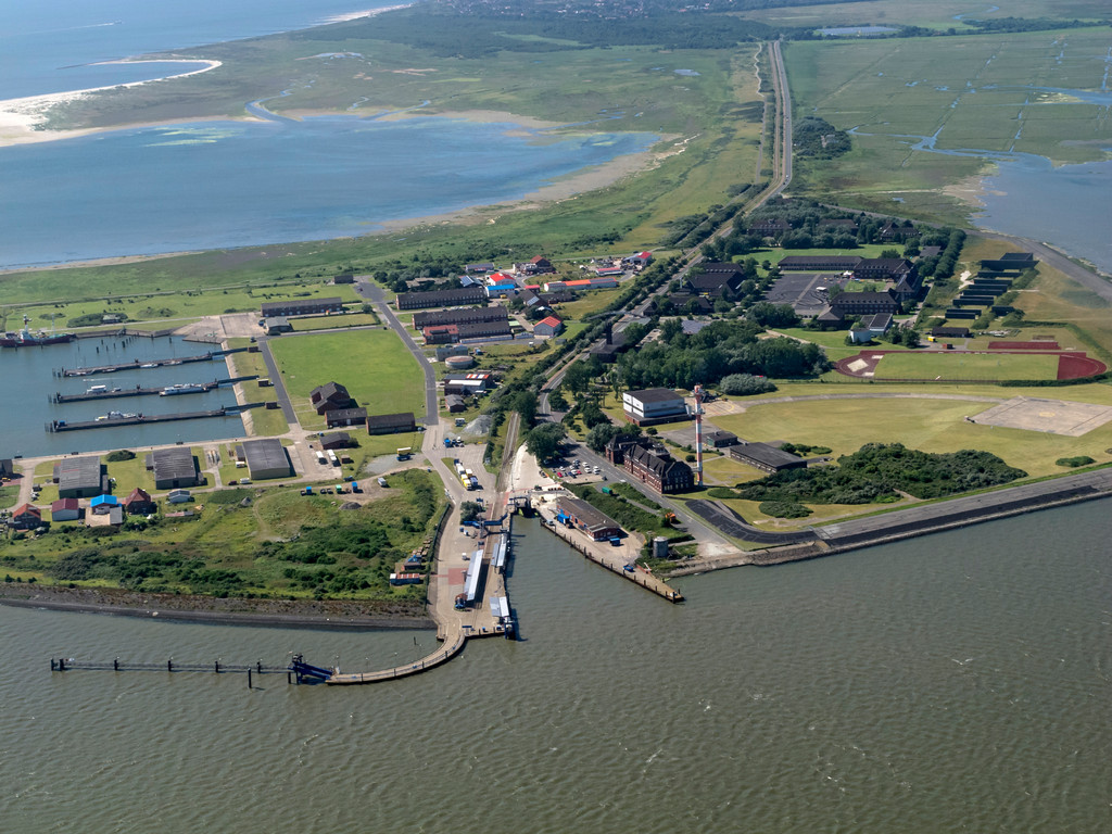 Rundflug über die Insel