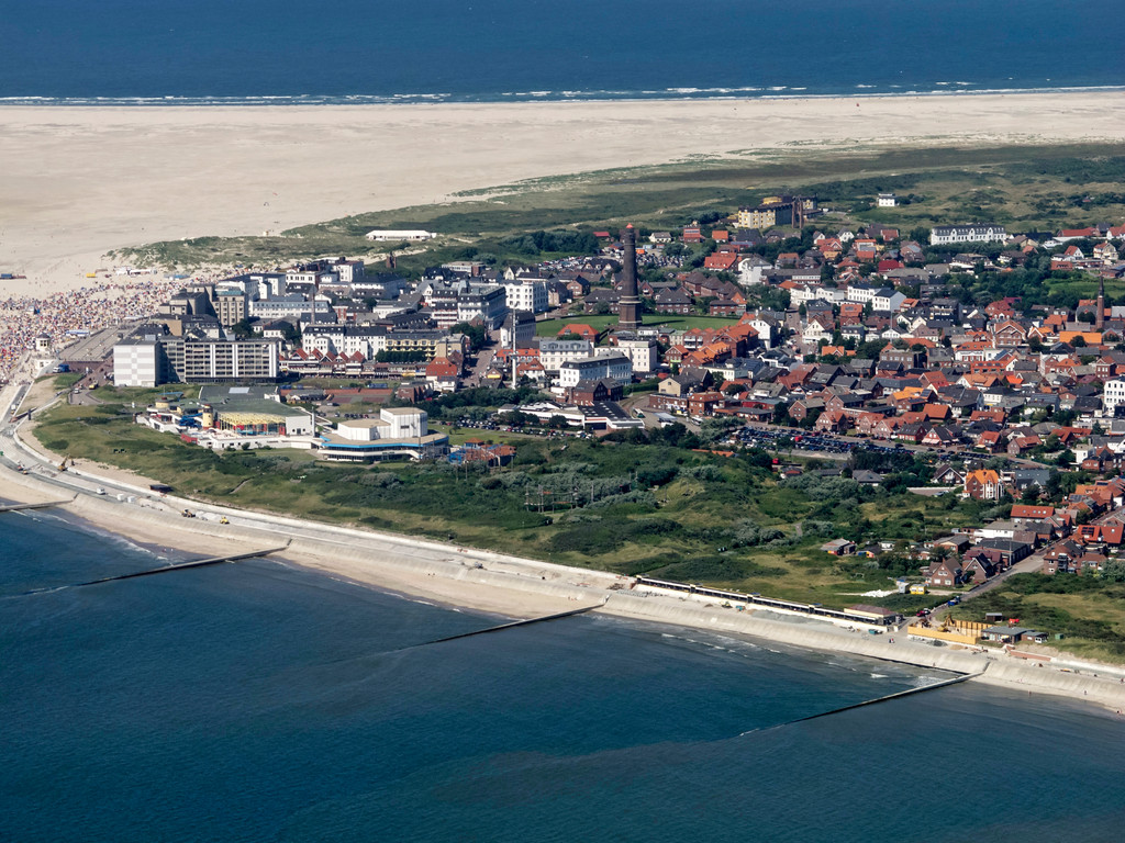 Rundflug über die Insel