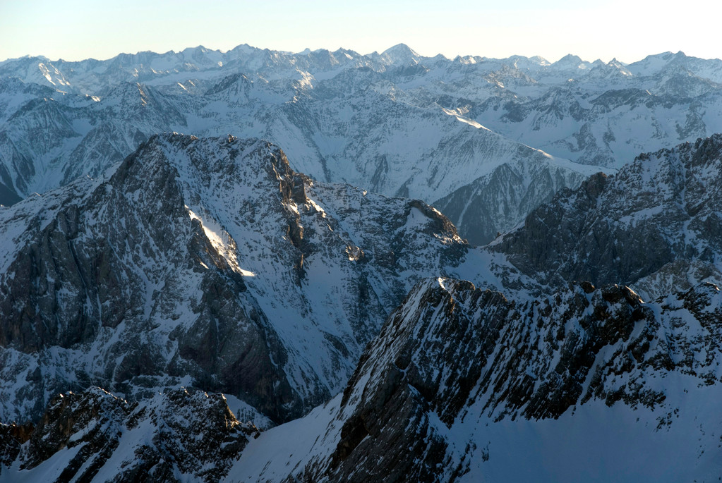 Blick von der Zugspitze