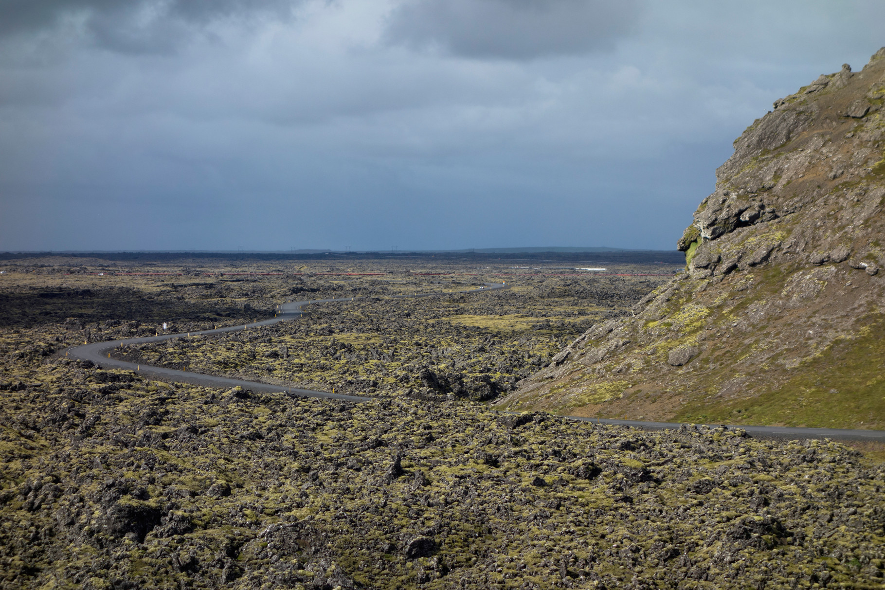 auf dem Weg nach Grindavik