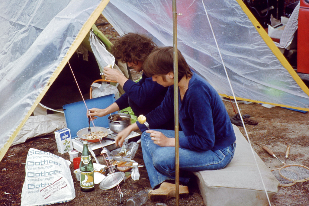 Zelten am Inari-See