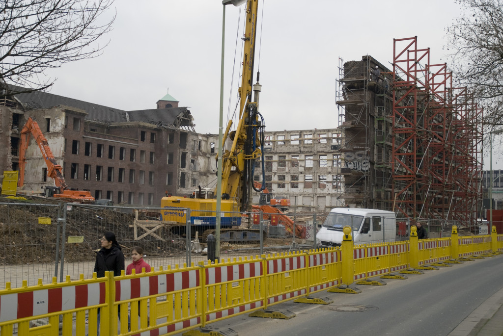 Blick von der Rüttenscheider Straße, Januar 2008