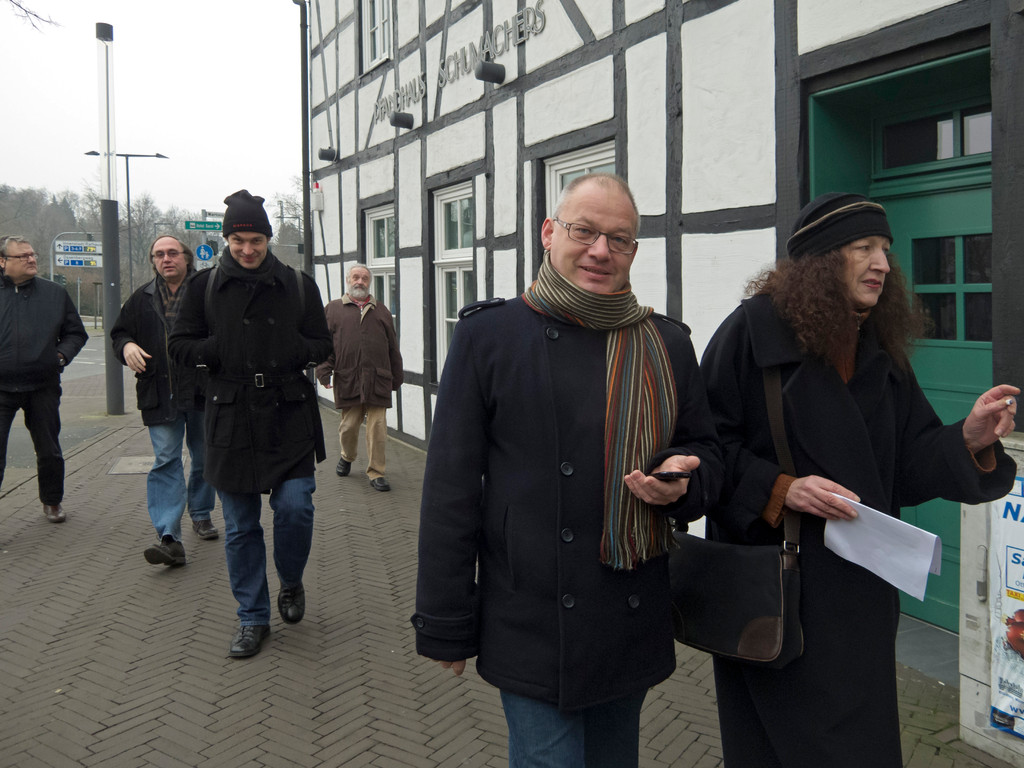 unsere Gruppe bei der Ankunft in Recklinghausen