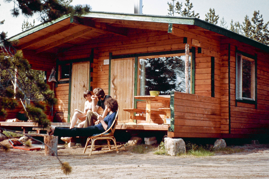 Blockhütte in Kamanen am Inarisee