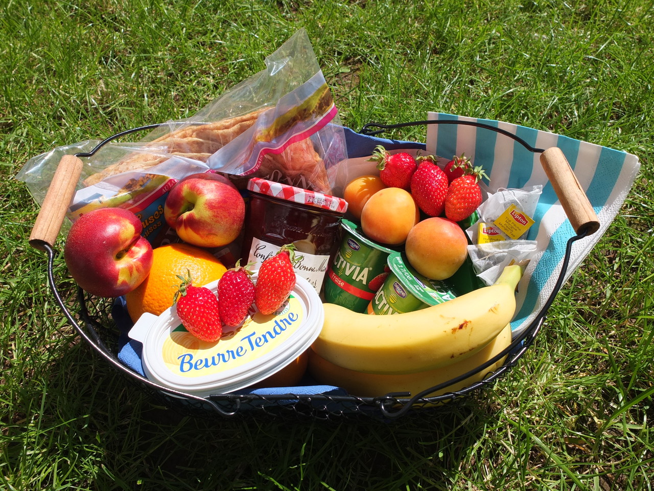 Le panier petit-déjeuner