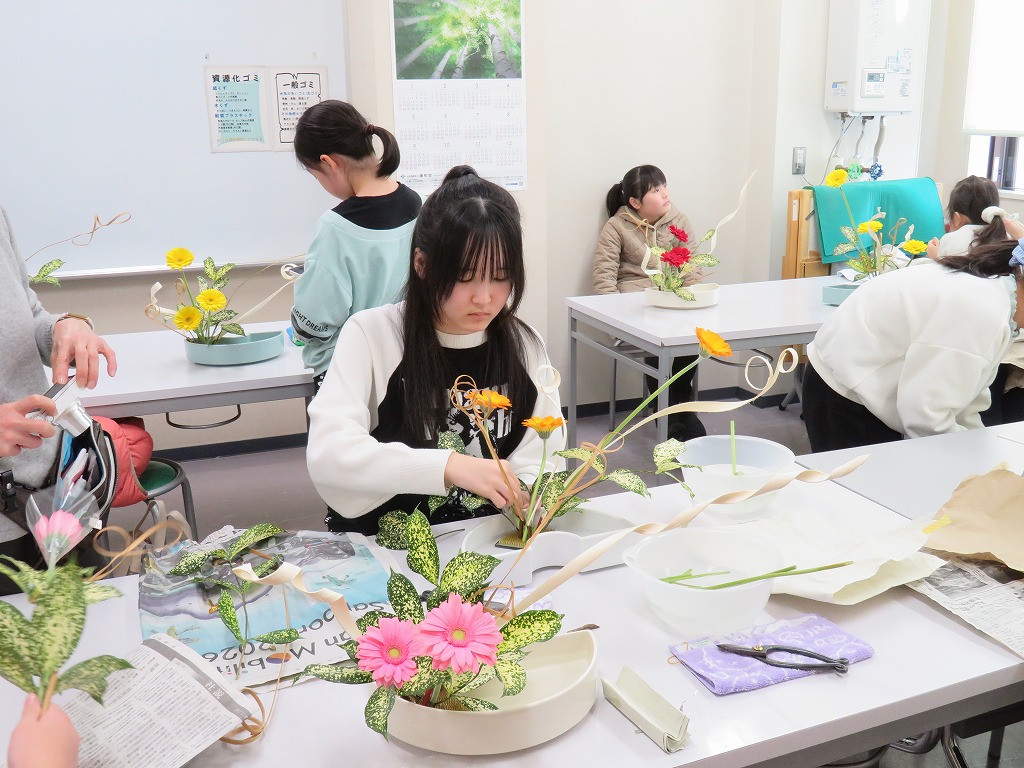 自然素材に触れながら新しい年のスタートです