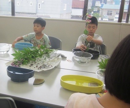 2015.9.12　「秋の景色を感じる花材・小さな秋を見つけよう！」