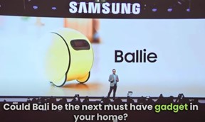 図７　AIアシスタントホームロボット　Ballie