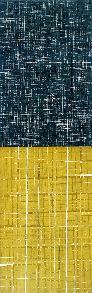 2005, woodcut on paper, 154x37