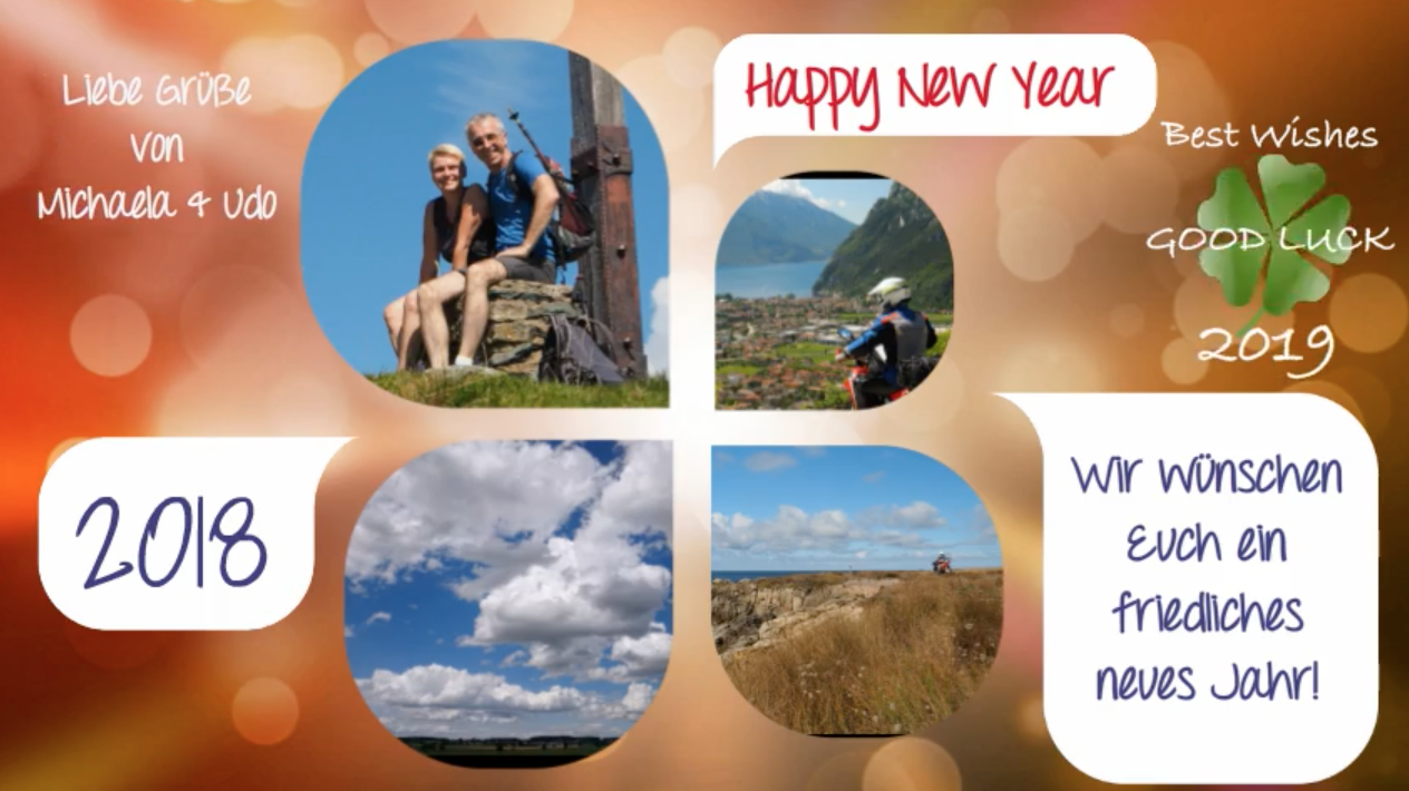 Allen Besuchern unserer Website wünschen wir ein glückliches, gesundes und friedvolles Jahr 2018!!!