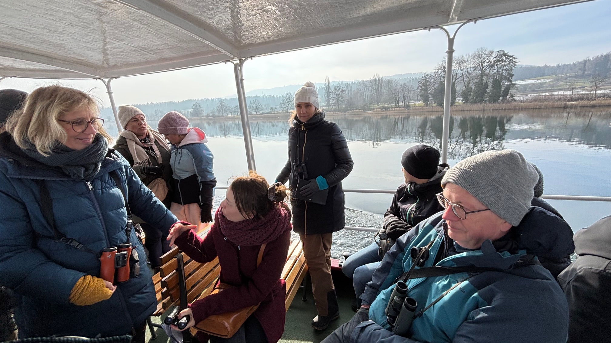 Birdwatcher Schifffahrt Greifensee Januar 2026