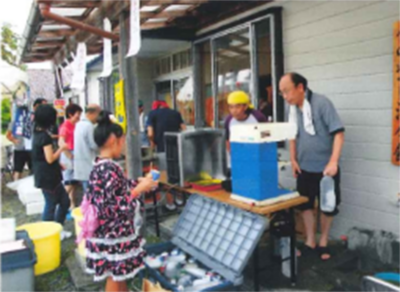 大盛況の夏祭り