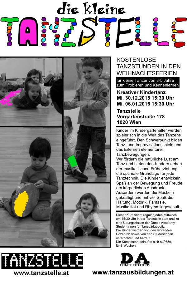 NEU: Kreativer Kindertanz in der Tanzstelle