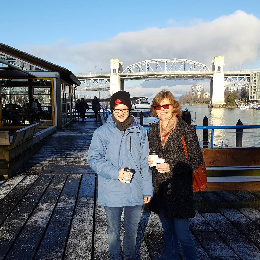 Meine Gastmutter und ich in Vancouver