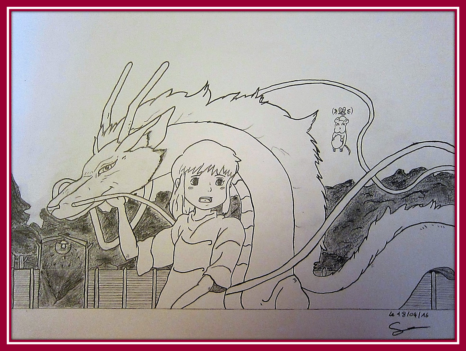 Chihiro et Haku (Studio Ghibli)