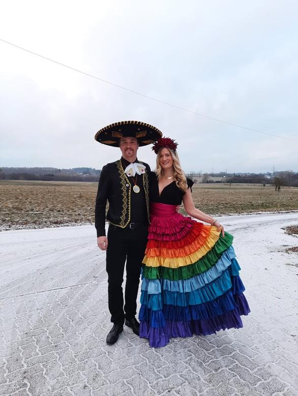 Prinnzenpaar im mexikanischen Stil