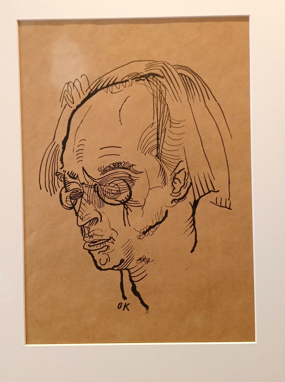 Oskar Kokoschka: Der Dichter und Galerist Herwarth Walden. Radierung 1910. Repro: Christoph Schumann