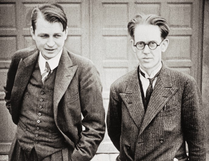 Die Firmengründer Peter Bang und Svend Olufsen auf einem Foto von 1932. Foto: B&O/PR