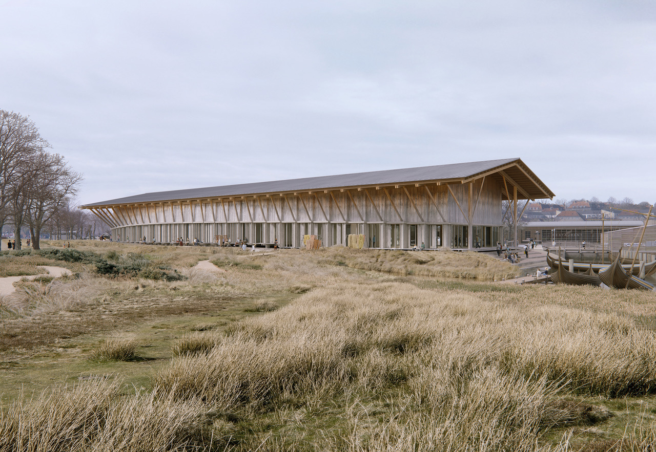 Besser geschützt gegen Sturm, Meer und Licht: Wikingerschiffsmuseum im dänischen Roskilde erhält spektakulären Neubau