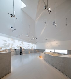 Einblick ins Innere des neuen Wattenmeercenters. Foto: Adam Mørk/Vadehavscentret/PR