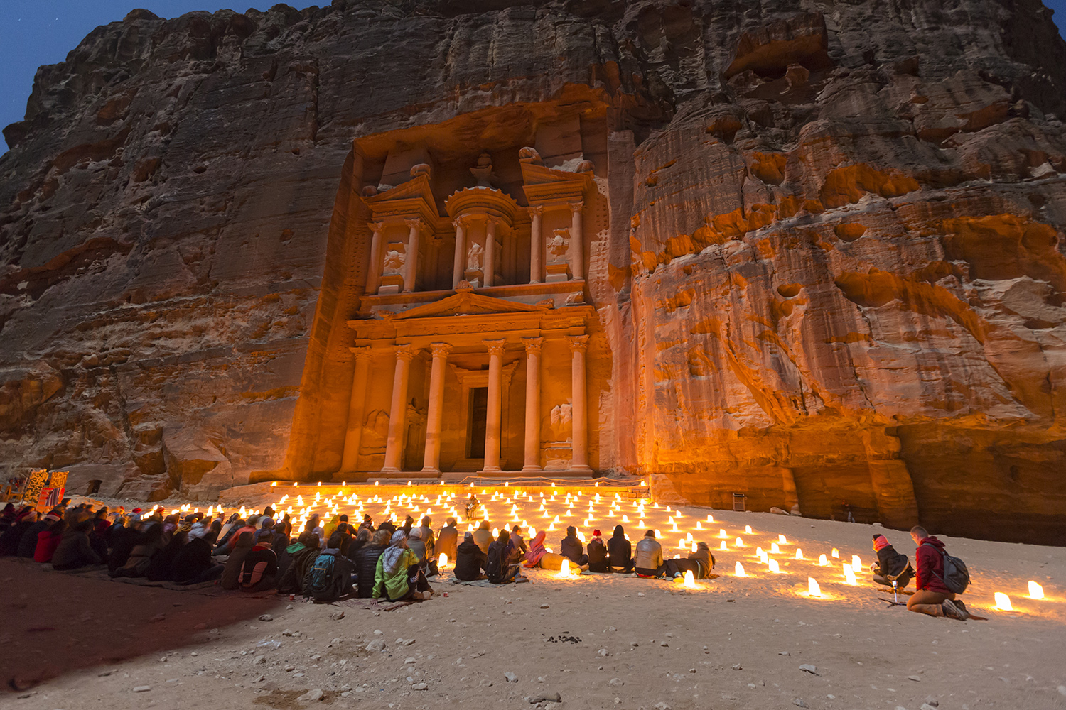 Petra, Al-Khazneh, Jordanien