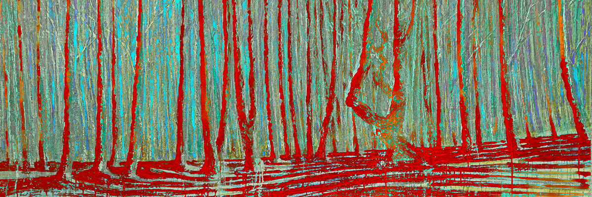 "DW5", Druck auf Acrylglas, 60x20cm, Preis* €600,-