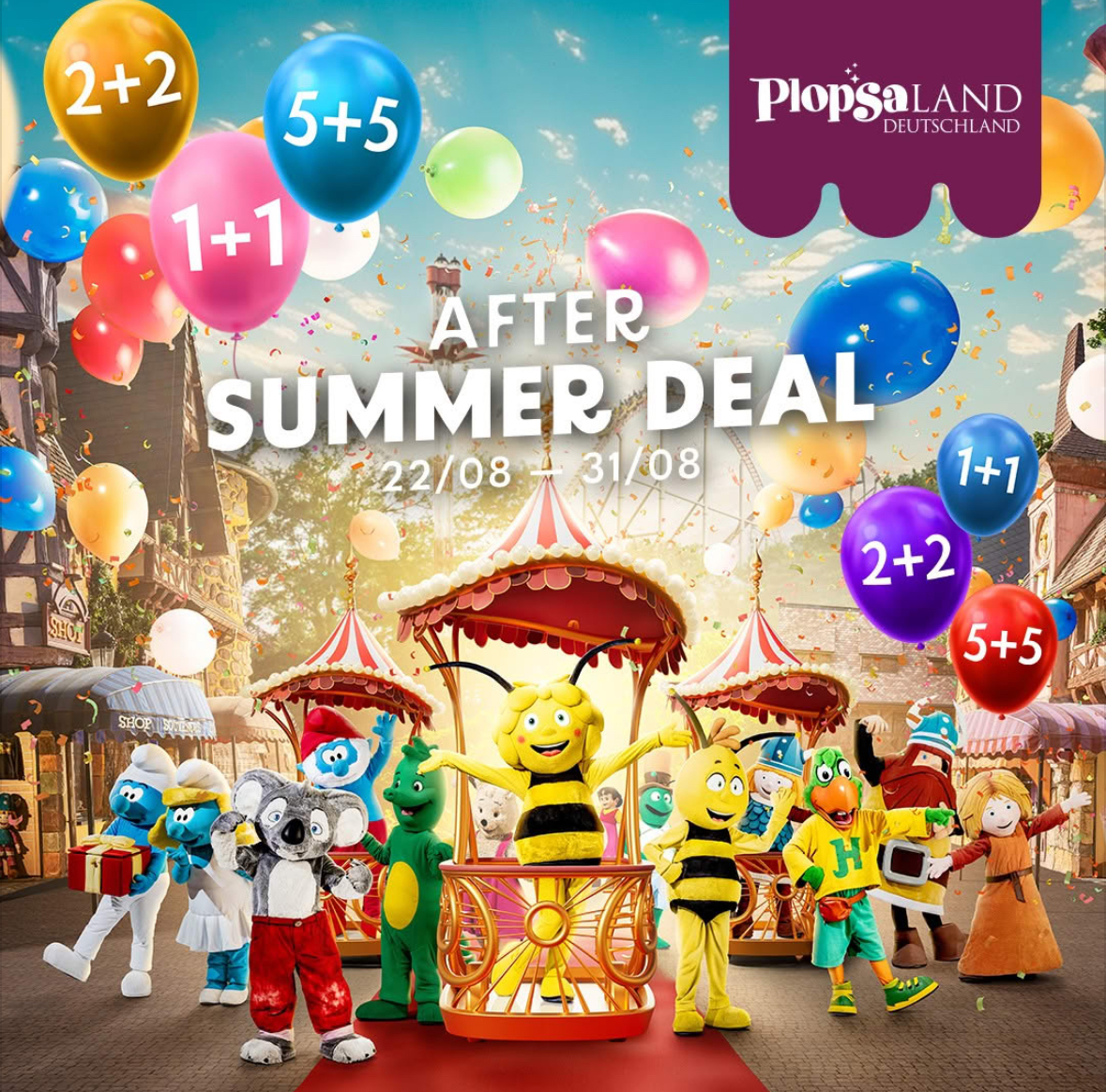 Plopsa-Parks MEGA-Rabattaktion!