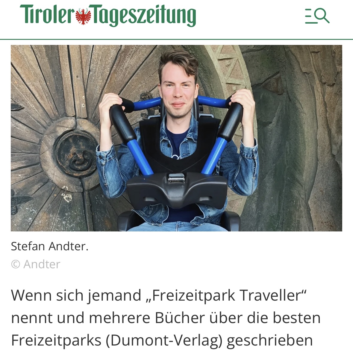 Interview in der Tiroler Tageszeitung