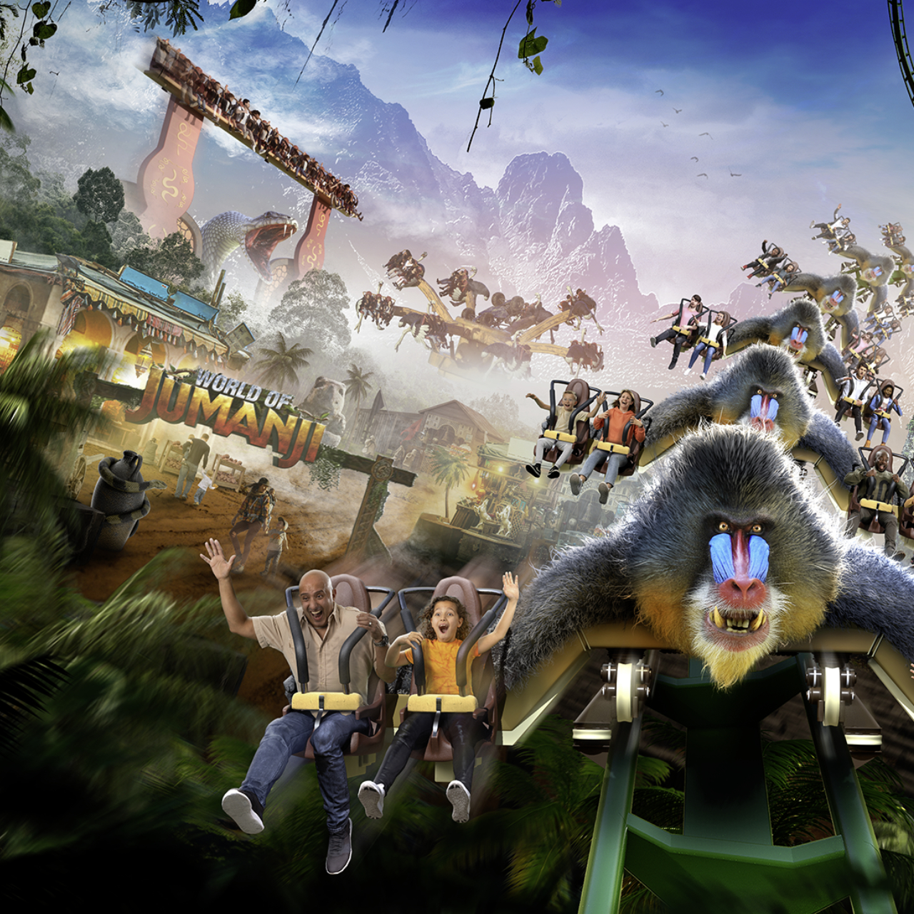 World of Jumanji 2023 im Chessington World of Adventures Resort