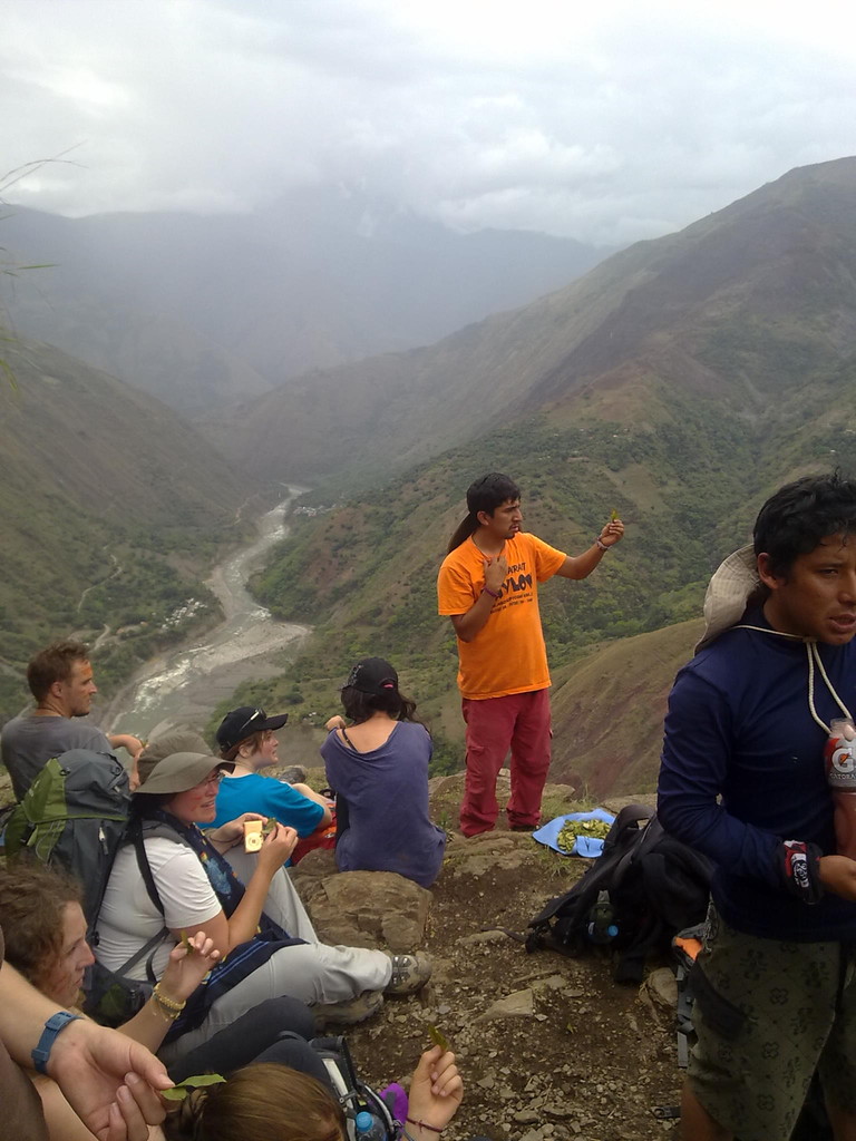 las vistas desde el camino inca
