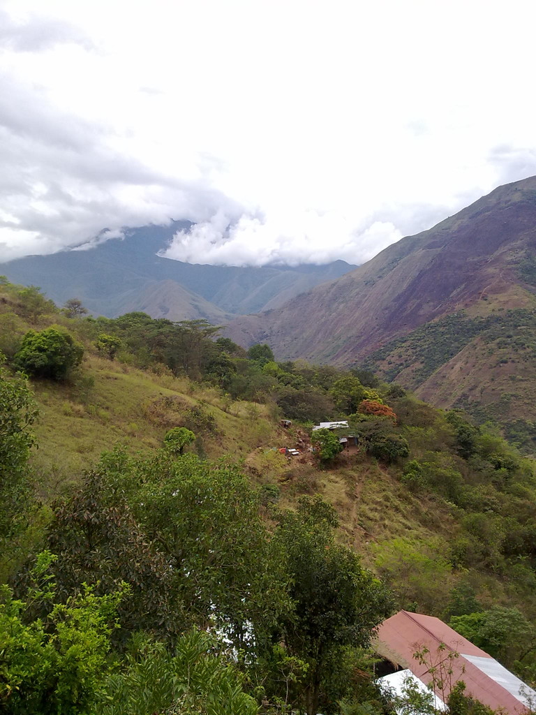 las vistas desde el camino inca