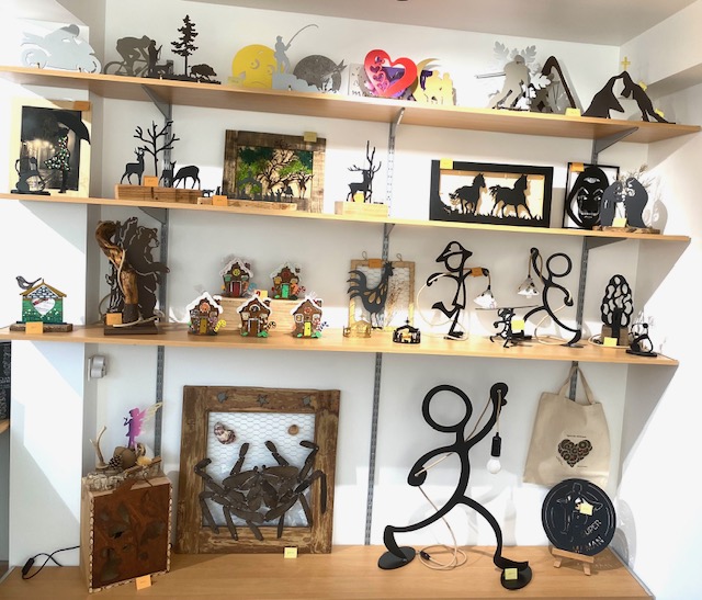 boutique de créateur hautes-alpes, créateur français, déco métal, 